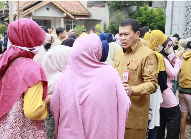 GPM, Bupati Maesyal Pantau 2.950 Sembako Murah di Sejumlah Titik