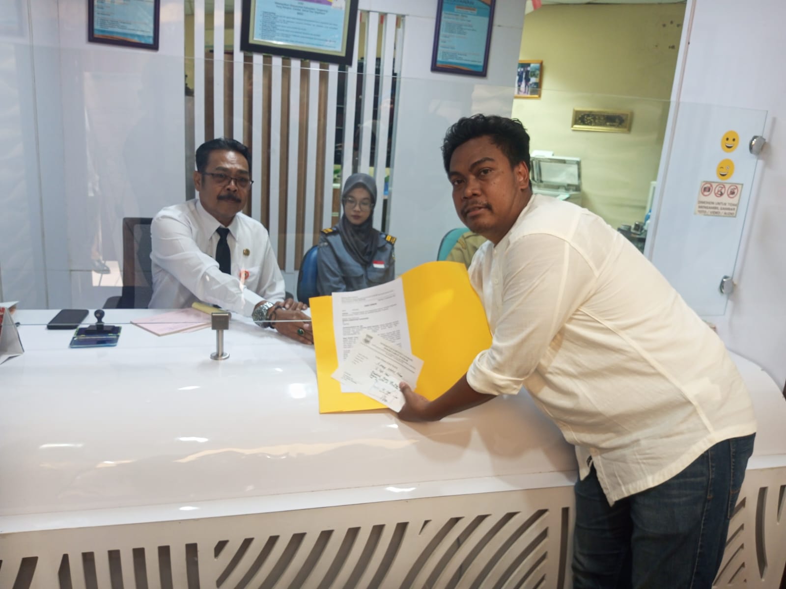 Kejari Tangerang Didatangi LPPD Banten,Pertanyakan Laporan Dugaan Pemalsuan Struk BBM